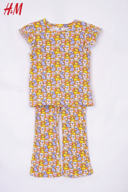 H&M PRINTED COTTON 2 PIECE SUIT - Smgarment's