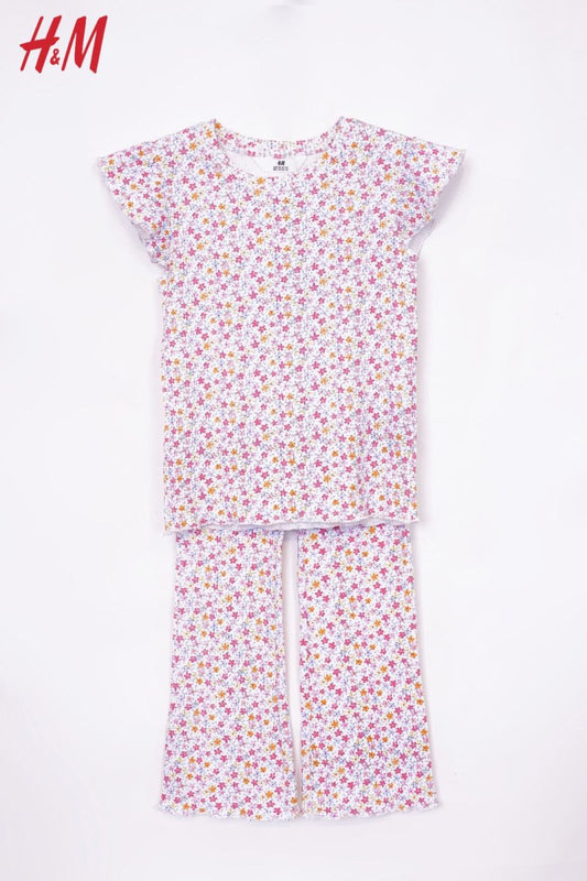 H&M PRINTED COTTON 2 PIECE SUIT - Smgarment's