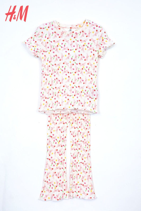 H&M PRINTED COTTON 2 PIECE SUIT - Smgarment's