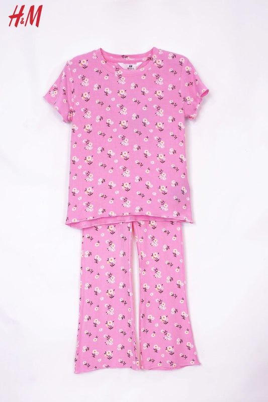 H&M PRINTED COTTON 2 PIECE SUIT - Smgarment's