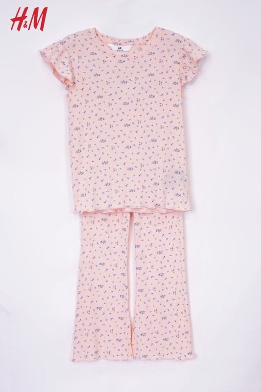 H&M PRINTED COTTON 2 PIECE SUIT - Smgarment's