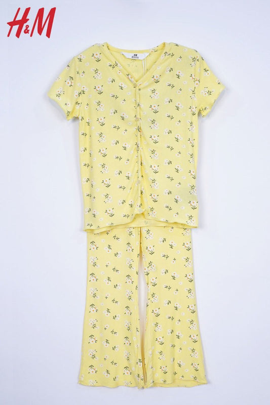 H&M PRINTED COTTON 2 PIECE SUIT - Smgarment's