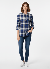 H&M WOMENS CHECK SHIRT - Smgarment's