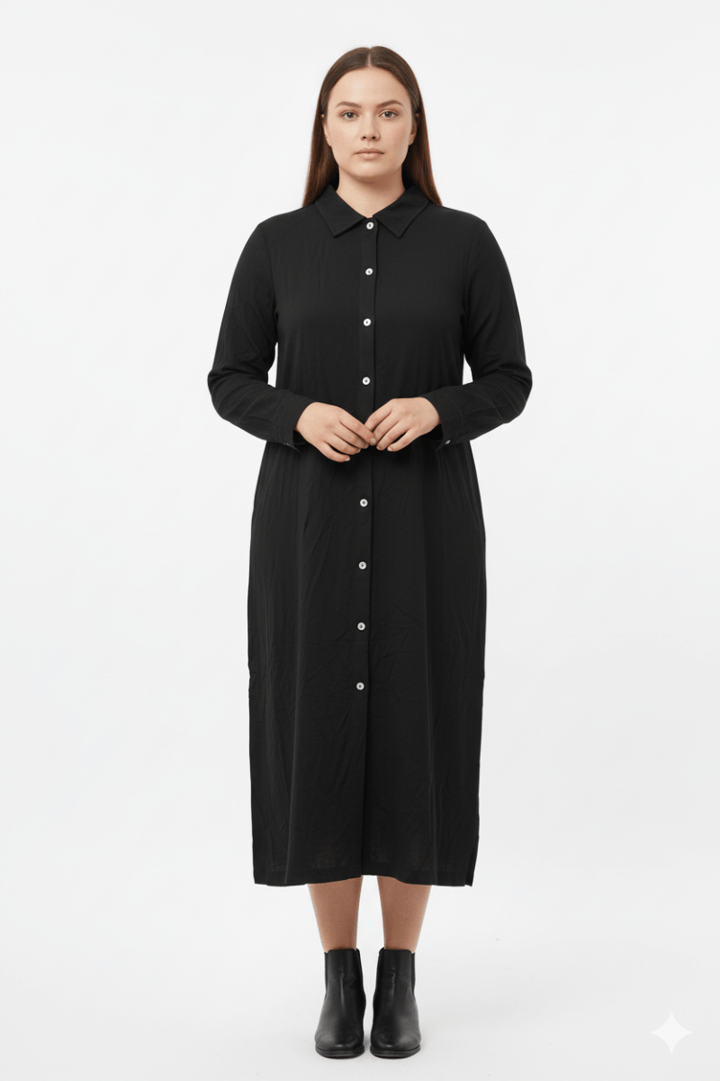 H&M WOMENS Maxi Shirt Dress - Smgarment's