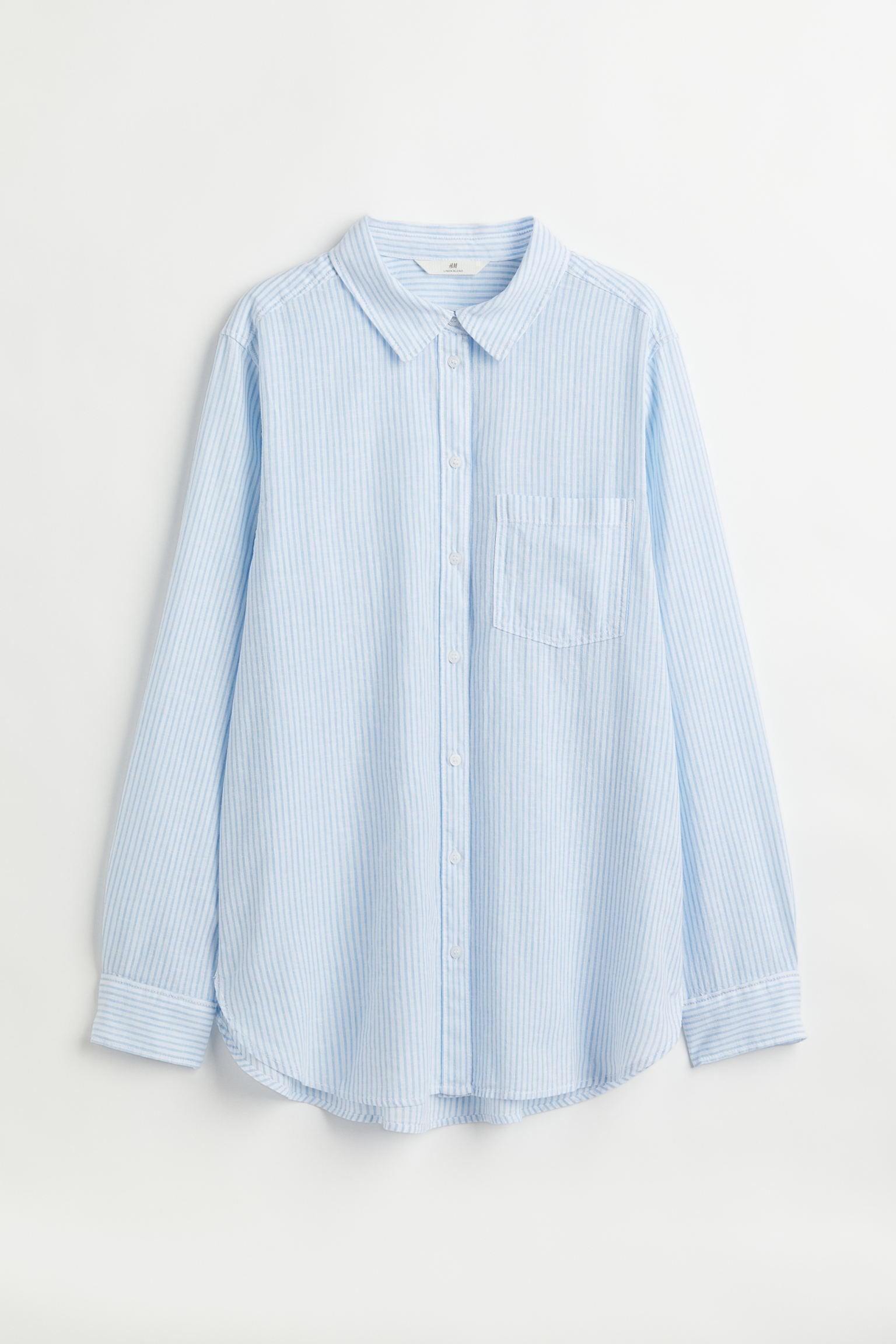 LINEN-BLEND SHIRT