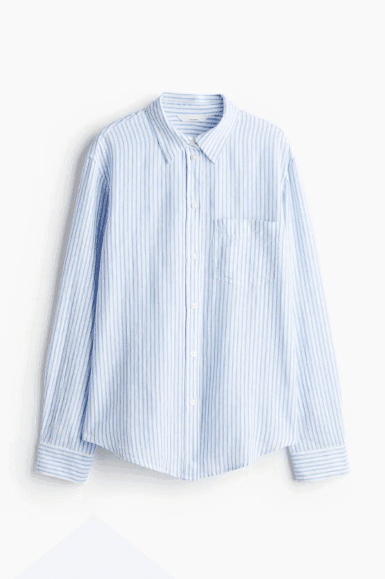 LINEN-BLEND SHIRT