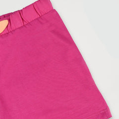 HOT PINK SHORTS WITH BOW - SMgarment's