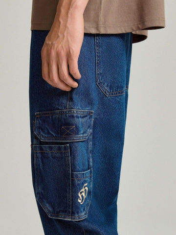 HOUSE BRAND Baggy Cargo Jeans