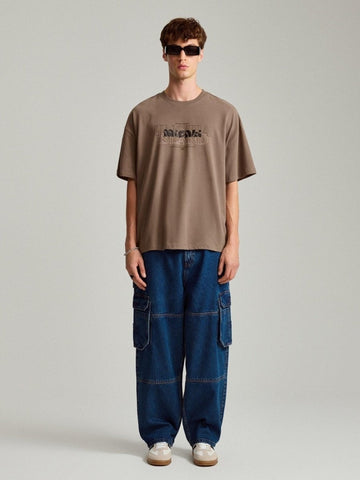 HOUSE BRAND Baggy Cargo Jeans