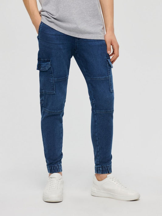 HOUSE BRAND Denim Jogger Cargo - SMgarment's