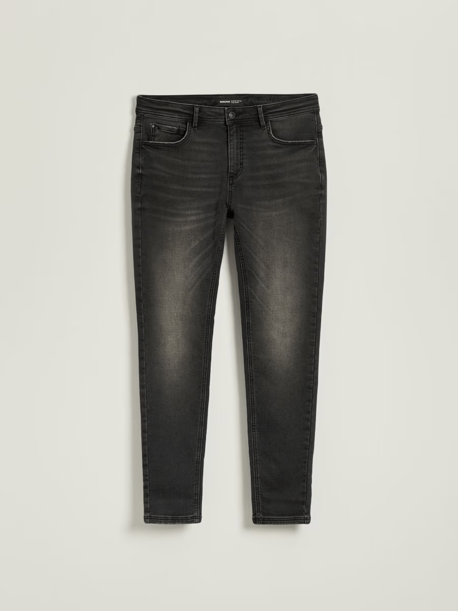 HOUSE Men's Graphite Slim Fit Jeans. - Smgarment's