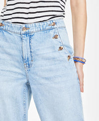 On 34th Women's Sailor High-Rise Wide-Leg Jeans