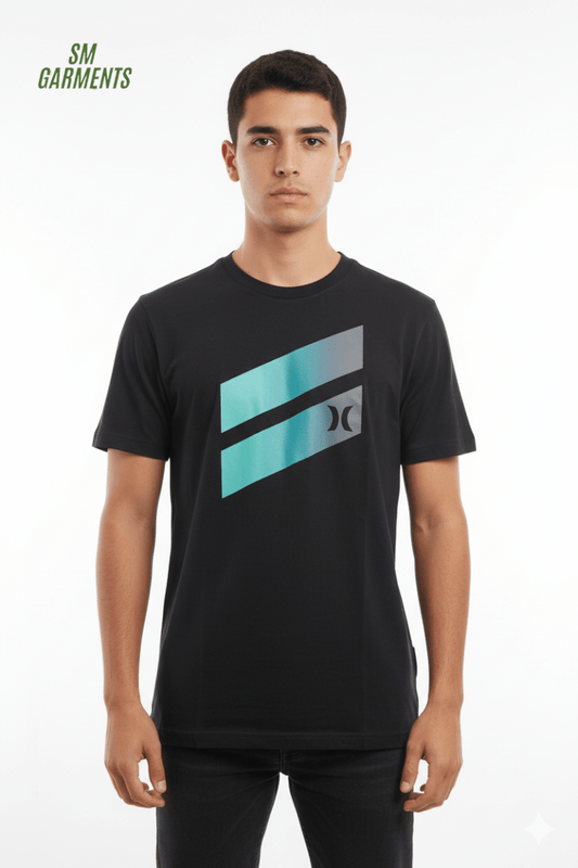 Hurley Mens Premium Icon Slash Gradient T-Shirt - Smgarment's