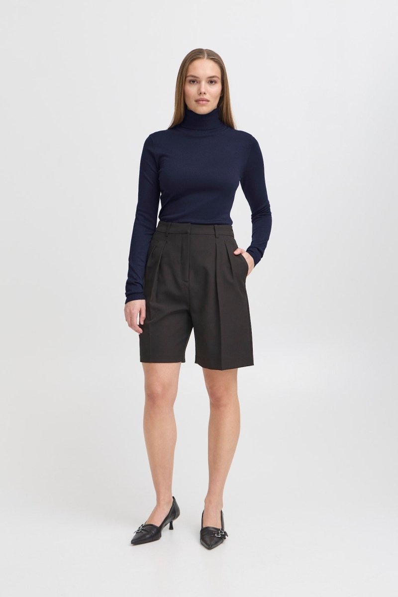 ICHI WOMENS HIGH NECK SWEATER - Smgarment's