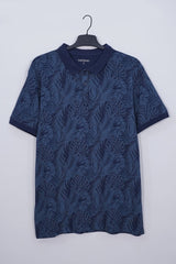 INEXTENSO MEN'S PRINTED POLO - NAVY BLUE - Smgarment's