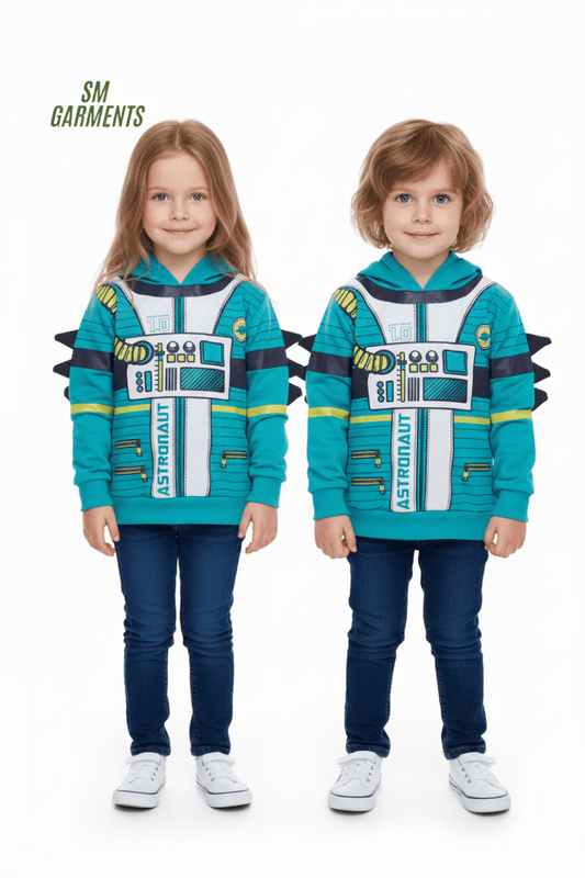 INFINITY Kids’ Astronaut Hoodie – Space Explorer Pullover - Smgarment's