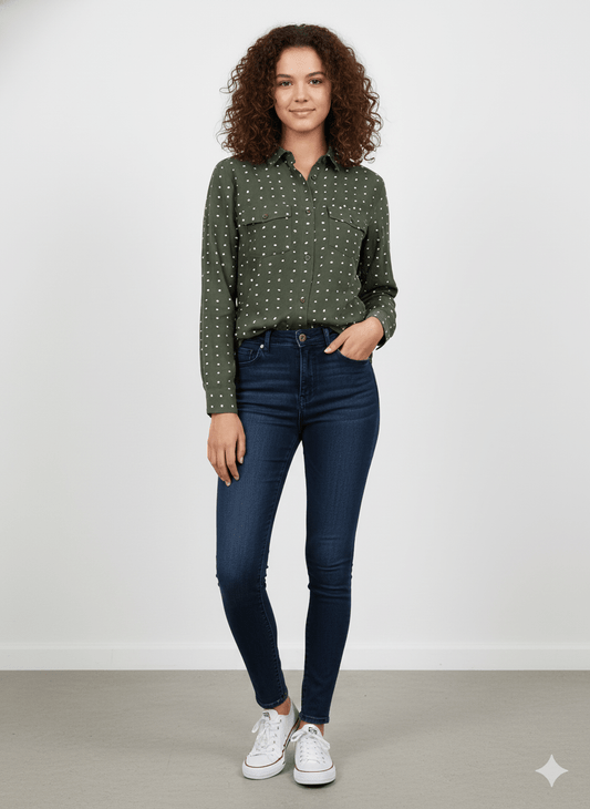 INFLUX PRINTED WOMENS SHIRT/TOP - Smgarment's