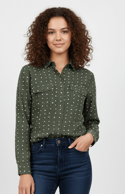 INFLUX PRINTED WOMENS SHIRT/TOP - Smgarment's
