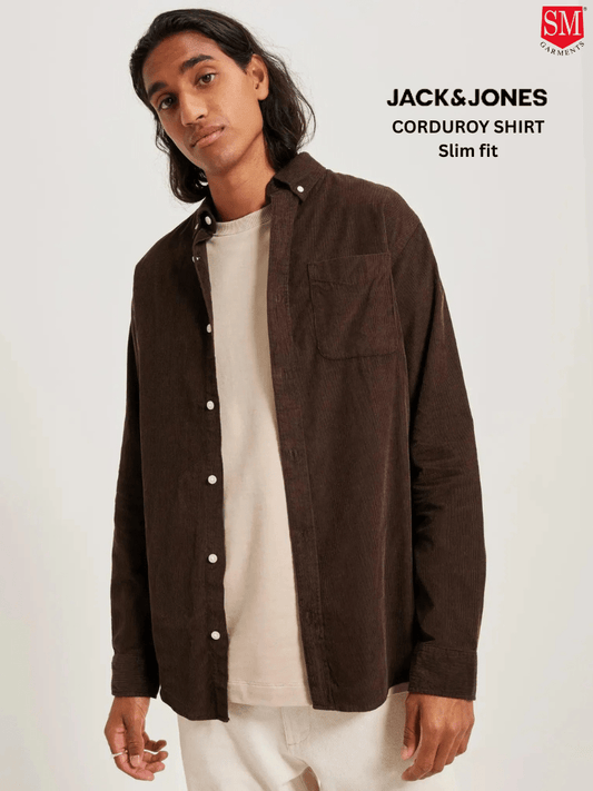 JACK AND JONES JJECLASSIC CORDUROY SHIRT - Smgarment's