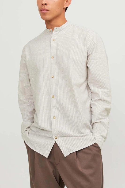 JACK AND JONES Summer Band Linen Blend Shirt - SMgarment's