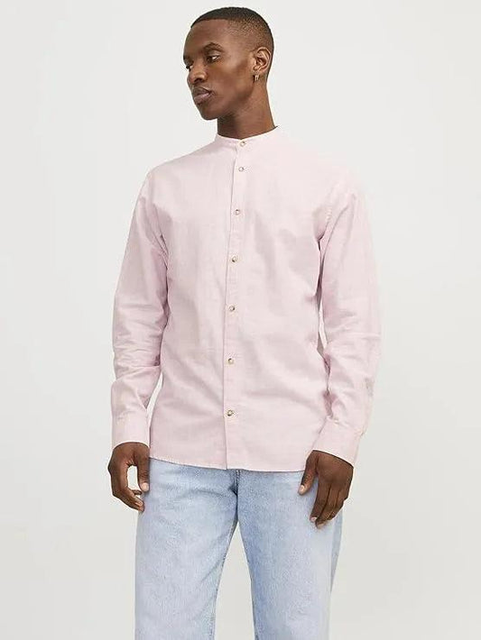 JACK AND JONES Summer Cotton/Linen Comfort Fit Shirt - SMgarment's