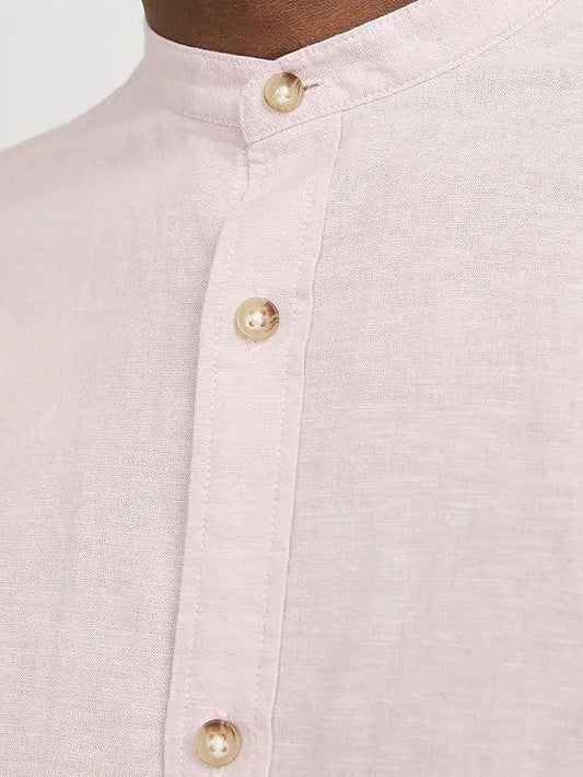 JACK AND JONES Summer Cotton/Linen Comfort Fit Shirt - SMgarment's