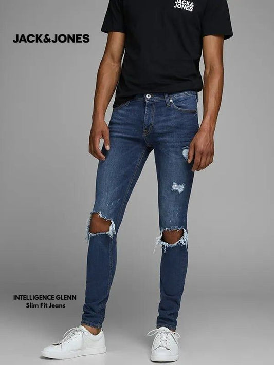 JACK & JONES INTELLIGENCE GLENN Slim Fit Jeans - Smgarment's