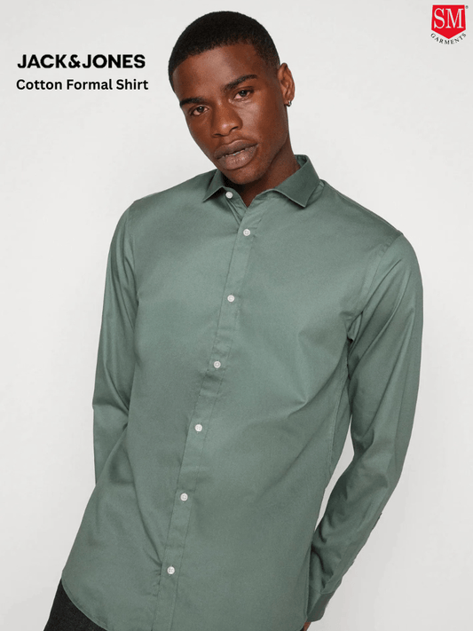 JACK & JONES JPRBLACARDIFF - Formal Shirt - Balsam Green - Smgarment's