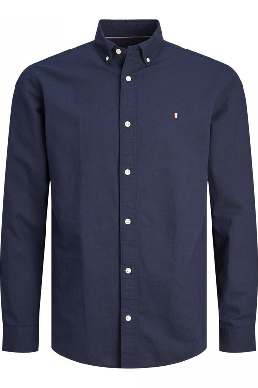 JACK & JONES JPRBLUSUMMER SHIELD SHIRT LS NAVY BLAZER - Smgarment's