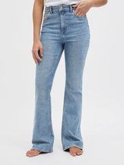 JACK & JONES JXTURIN BOOTCUT HIGH WAIST JEANS RIPPED STYLE - Smgarment's