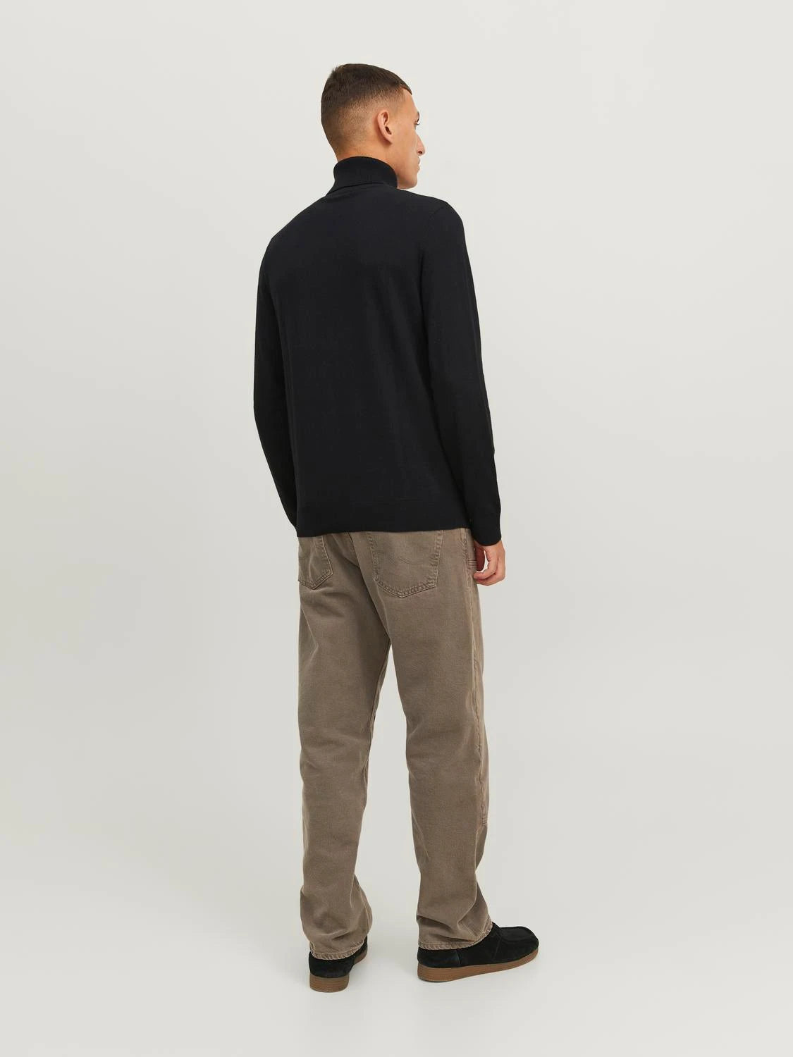 JACK & JONES Solid Color POLO KNIT