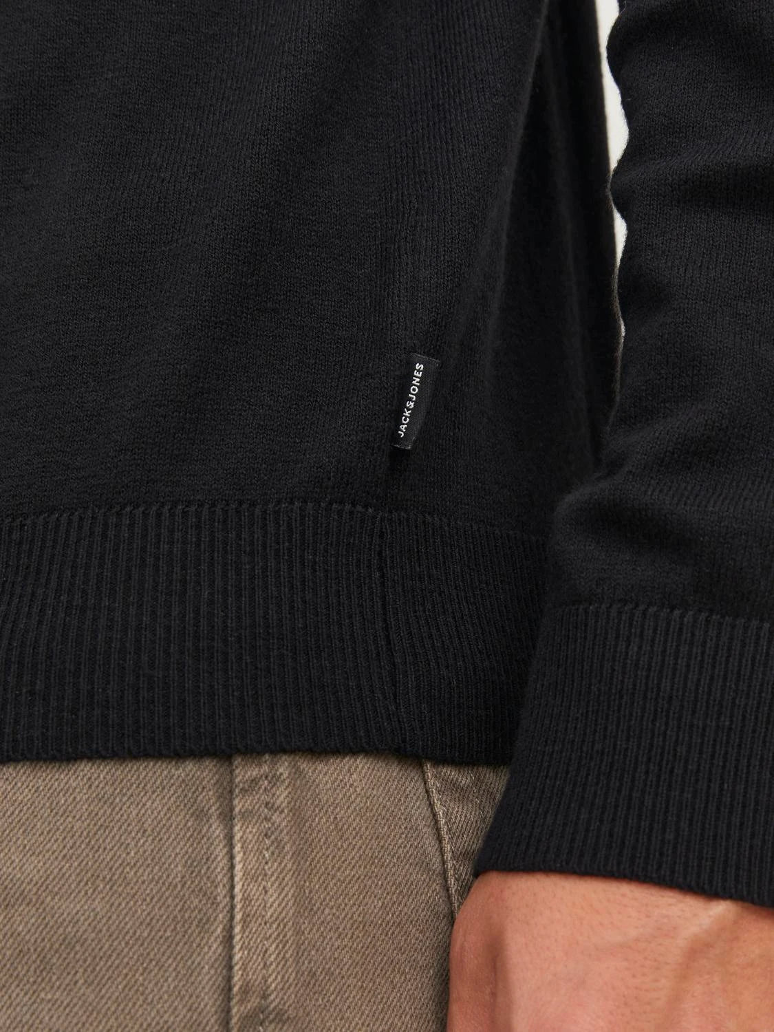 JACK & JONES Solid Color POLO KNIT