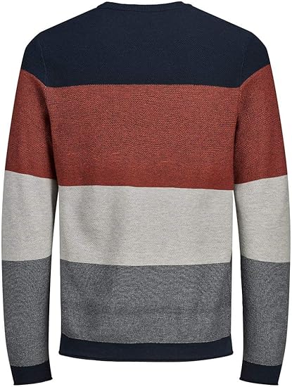 Jack&Jones Men's JORFLAME KNIT CREW NECK STS Sweater - Smgarment's