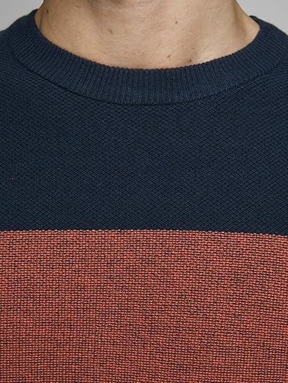 Jack&Jones Men's JORFLAME KNIT CREW NECK STS Sweater - Smgarment's