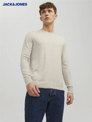 JACK&JONES Plain Knitted Pullover - Smgarment's