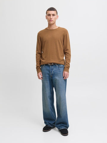 JACK&JONES Plain Knitted Pullover - Smgarment's