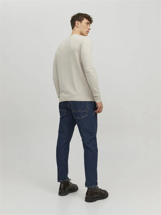 JACK&JONES Plain Knitted Pullover - Smgarment's