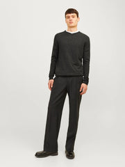 JACK&JONES Plain Knitted Pullover - Smgarment's