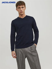 JACK&JONES Plain Knitted Pullover - Smgarment's