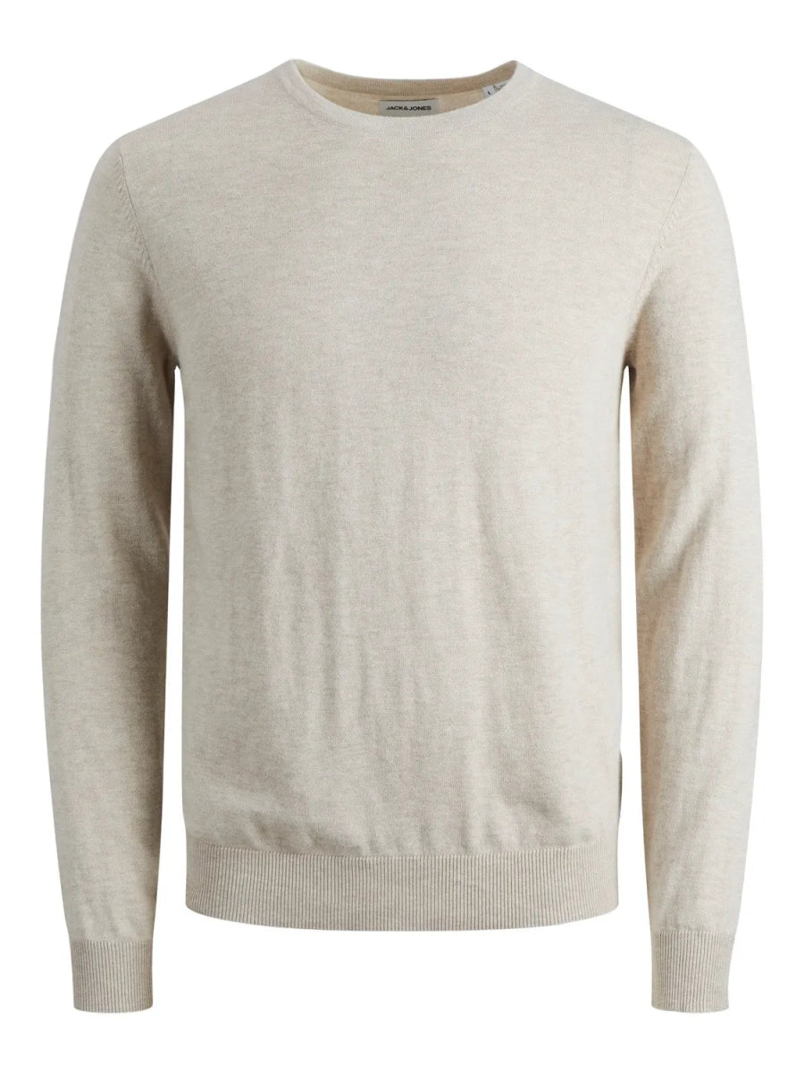 JACK&JONES Plain Knitted Pullover - Smgarment's