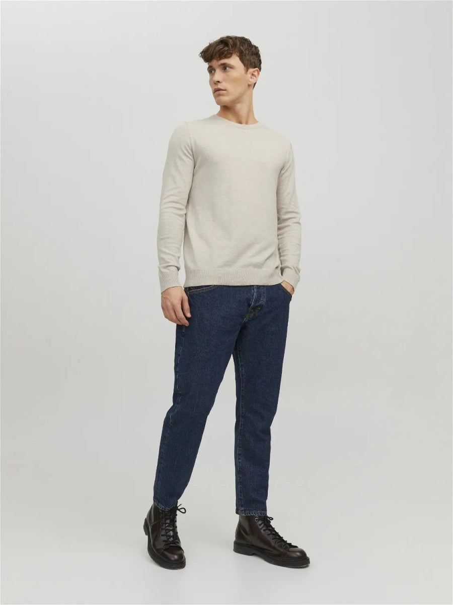 JACK&JONES Plain Knitted Pullover - Smgarment's