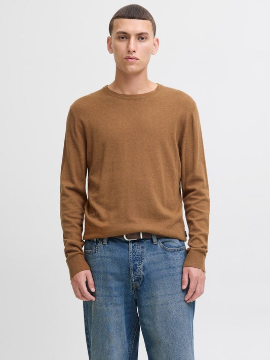 JACK&JONES Plain Knitted Pullover - Smgarment's