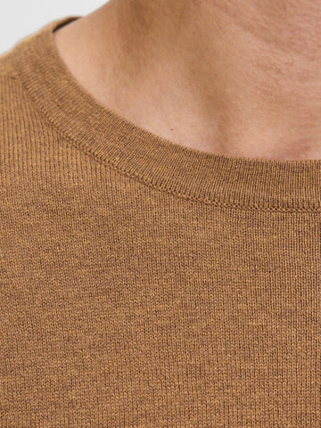 JACK&JONES Plain Knitted Pullover - Smgarment's