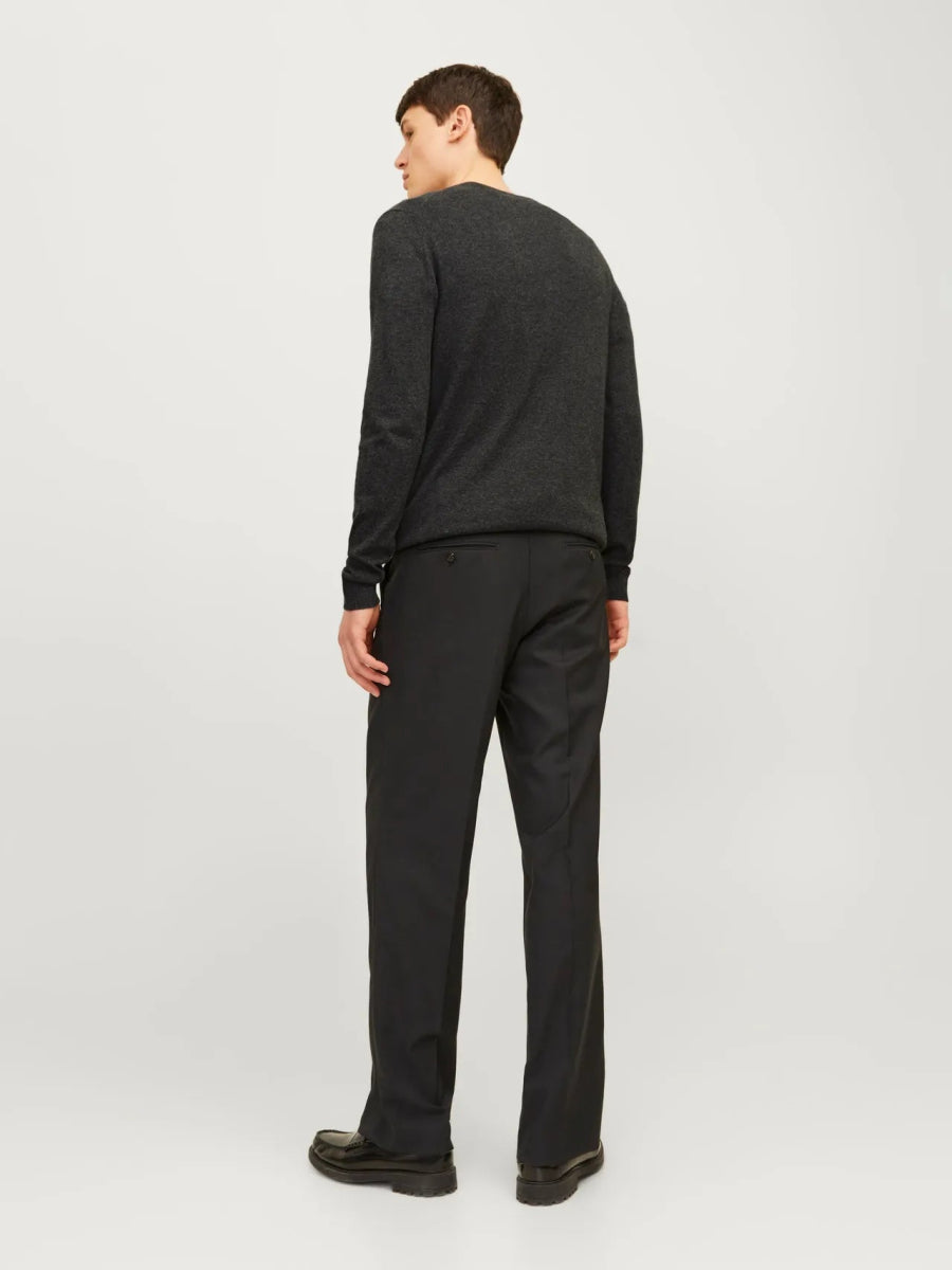 JACK&JONES Plain Knitted Pullover - Smgarment's