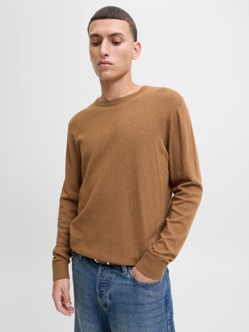 JACK&JONES Plain Knitted Pullover - Smgarment's