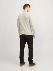 JACK&JONES Plain Turtleneck Beige / Oatmeal - Smgarment's