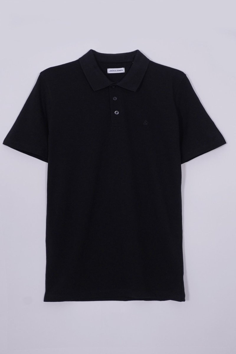 JACK&JONES Shirt Collar Plain Polo - Smgarment's