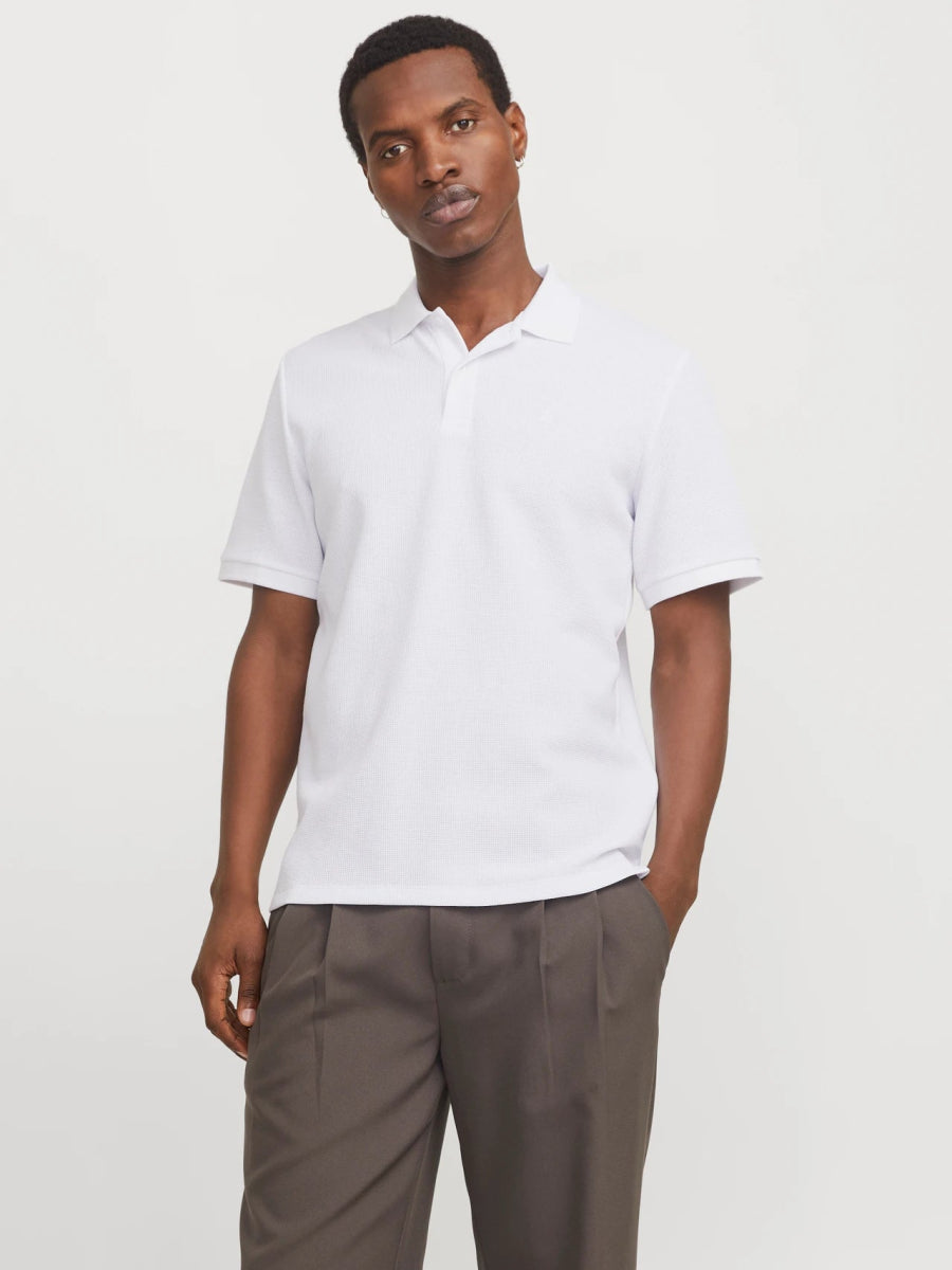 JACK&JONES TEXTURED POLO - Smgarment's