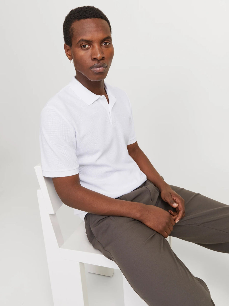 JACK&JONES TEXTURED POLO - Smgarment's