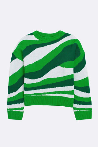 Jacquard Crew Knit - SMgarment's